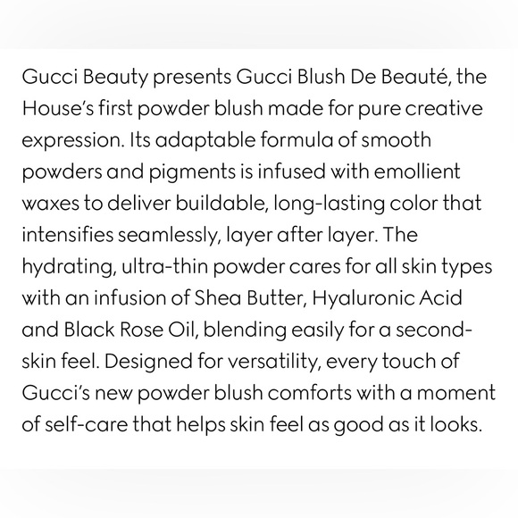 **BRAND NEW* Gucci BLUSH DE BEAUTÉ ~ Intense Plum 09 - Picture 4 of 4